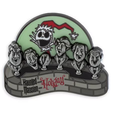 ShopDisney Adds Haunted Mansion Holiday Pins From Disneyland Seasonal