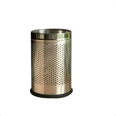 Stainless Steel Perforated Hamper Dustbin Size At