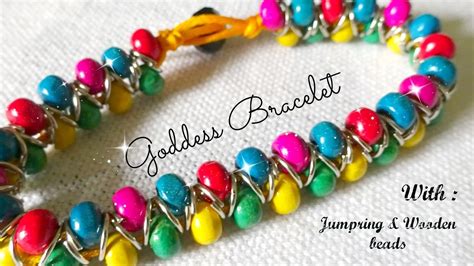 Goddess Bracelet Jumpring N Wooden Bead Bracelet Part 1 Youtube