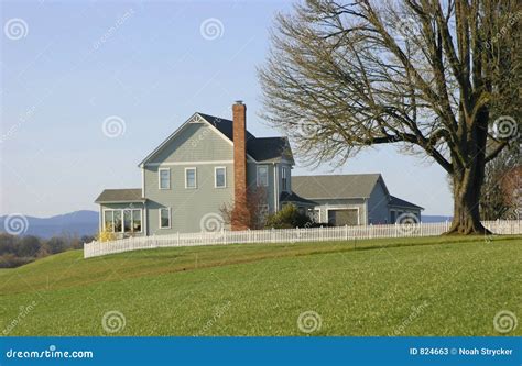 Country Estate/Farm House stock image. Image of country - 824663