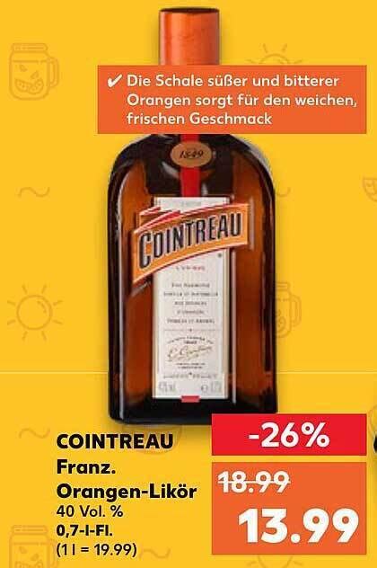 Cointreau Orangen Lik R Angebot Bei Kaufland