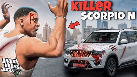 Gta Franklin New Car Is A Cursed Killer Car Killer Scorpio N