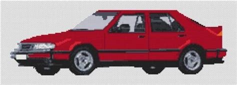 SAAB Cars Cross Stitch Designs Stitchtastic