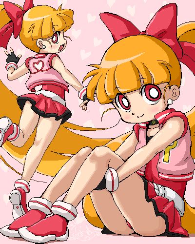 Akazutsumi Momoko And Hyper Blossom Powerpuff Girls Z Drawn By Isu