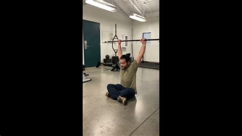 Seated Shoulder Flexion Youtube