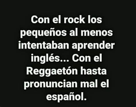 Rock And Reguetton Reggaeton Aprender Inglés Español