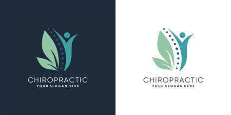 Chiropractic logo with modern abstract concept 24128527 Vector Art at Vecteezy