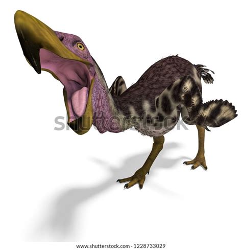 D Illustration Dinosaur Terror Bird Kelenken Stock Illustration