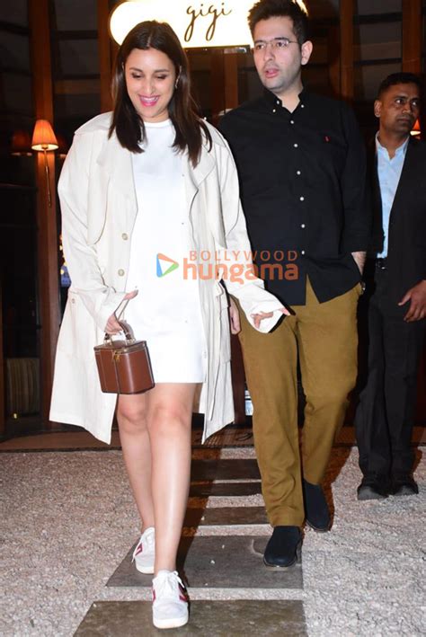 Photos Parineeti Chopra And Raghav Chadha Snapped At Gigi Restaurant