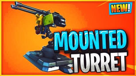 New Mounted Turret In Fortnite Playing With Subscribers Fortnite