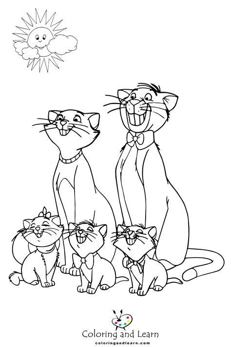 Aristocats Coloring Pages (FREE) (2025) - Coloring and Learn