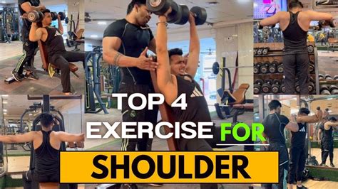 Huge Shoulder Workout At Gym Build Massive Shoulders Youtube