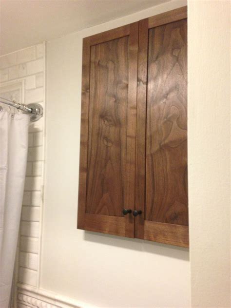 Custom Made Walnut Bathroom Cabinet By Broadleaf Studio