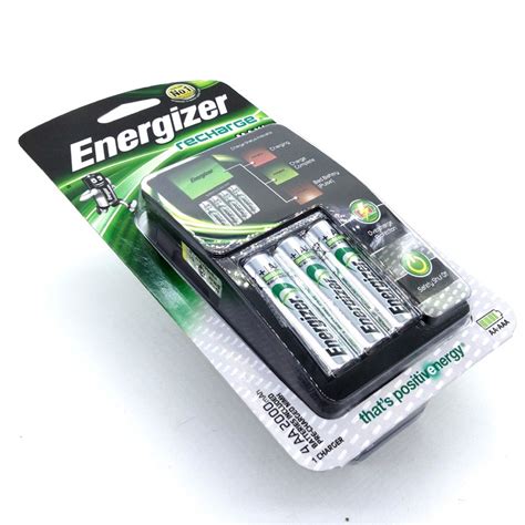 Energizer Recharge Base Maxi Pro Includes 4x AA Rechargeable Batteries