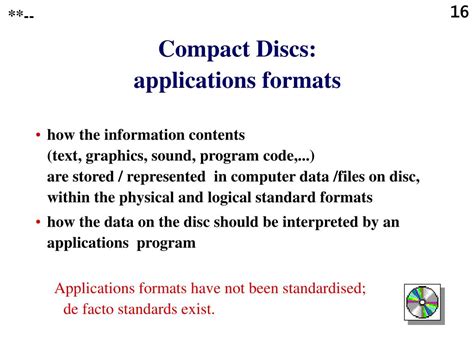 Ppt Compact Discs Powerpoint Presentation Free Download Id4820366