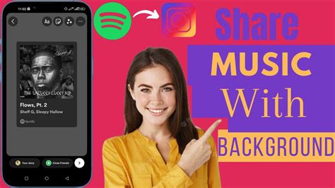 How To Share Spotify Music On Instagram Story With Background YouTube