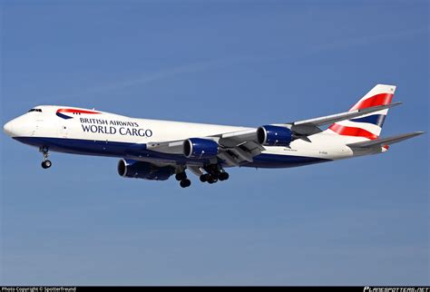 G GSSE British Airways World Cargo Boeing 747 87UF Photo By