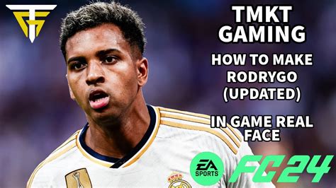 Ea Fc How To Make Rodrygo Updated In Game Real Face Youtube