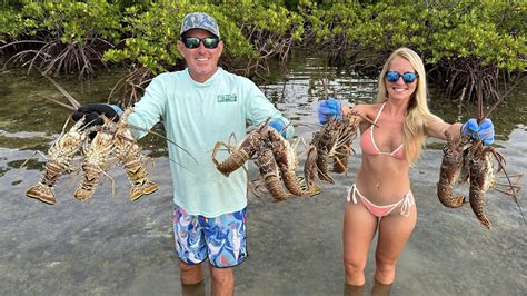 Spiny Lobster In Paradise Catch Clean Cook Youtube