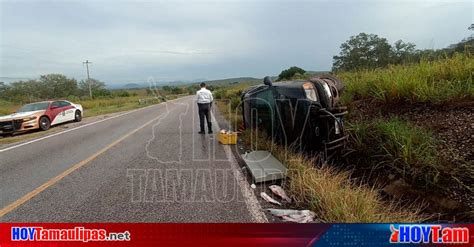 Hoy Tamaulipas Volcadura En Tamaulipas Sobreviven A Volcadura En La