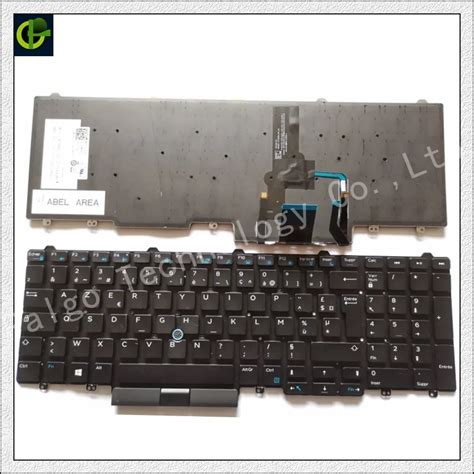 Français Azerty Rétroéclairé Clavier Pour Dell Latitude 15 5000 E5550