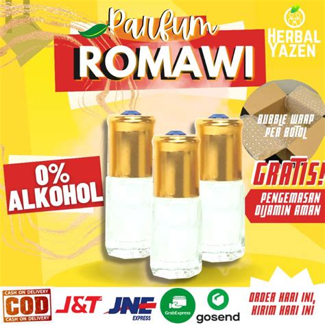 Jual Parfum Aroma ROMAWI Original Non Alkohol 3ml 6ml 12ml Parfum