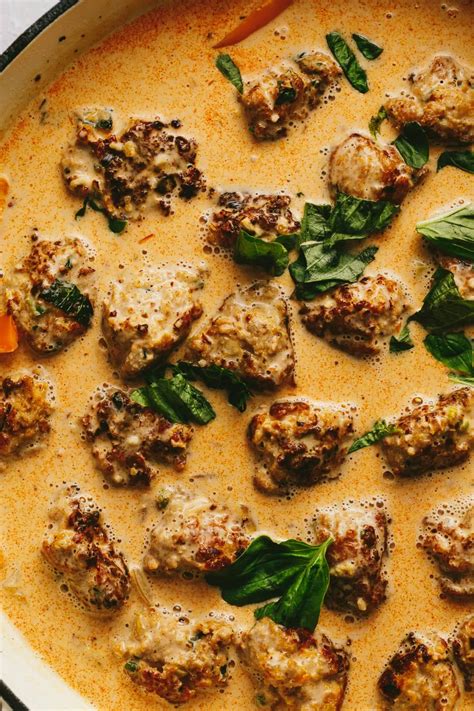 Keto Turkey Meatballs In Curry Sauce Low Carb Gluten Free