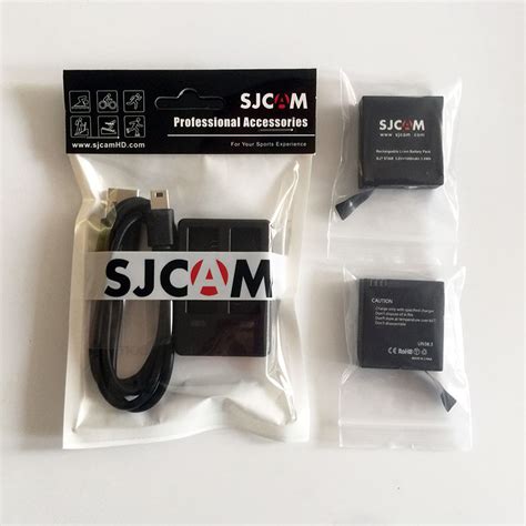 Best Price 100 Original SJCAM SJ7 Star Dual Charger 2pcs SJCAM