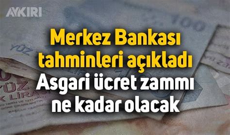 Asgari ücrete ne kadar zam yapılacak Asgari ücret 2023 te kaç lira