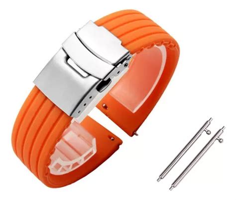 Pulseira Deployant Compat Vel Smartwatch Kospet Tank M Pro Cor Laranja