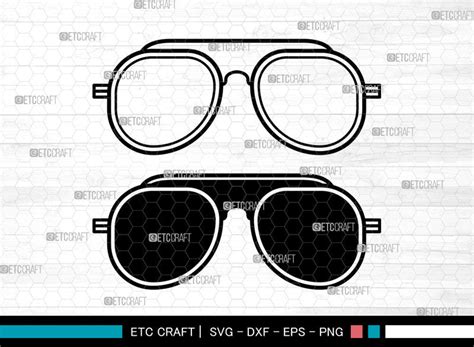 Sunglasses Svg Eyeglasses Svg Glasses Svg Aviator Sunglasses Svg Nerd Glasses Svg Geek