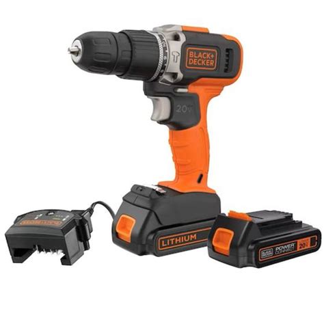 Parafusadeira Furadeira Impacto V Ion De Litio Black Decker Bcd C