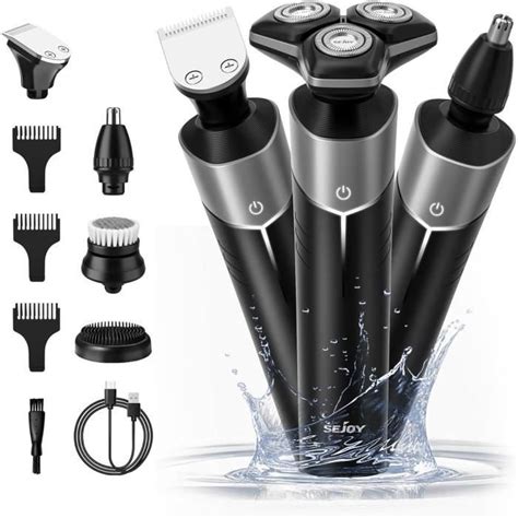 Rasoir Electriques Hommes Rasoir Homme 5 En 1 Rasoir Barbe Homme Pour