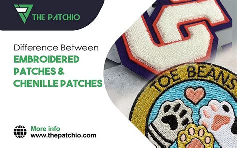 Difference Between Embroidered Patches Chenille Patches