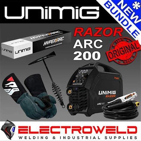 Unimig Razor 200 Pulse Migtigstick Welder Kit U11003k For Sale