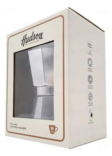 Cafetera Aluminio Fundicion Tipo Italiana Hudson 9 Pocillos En Venta En