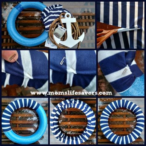 DIY Nautical Wreath Mom S Lifesavers Nautical Diy Nautical Wreath