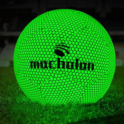 Glow In The Dark Soccer Ball Pu Size Light Up Soccer Luminous