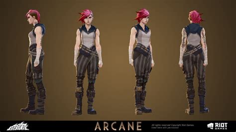 Artstation Arcane Vi Texturing Candice Theuillon Character