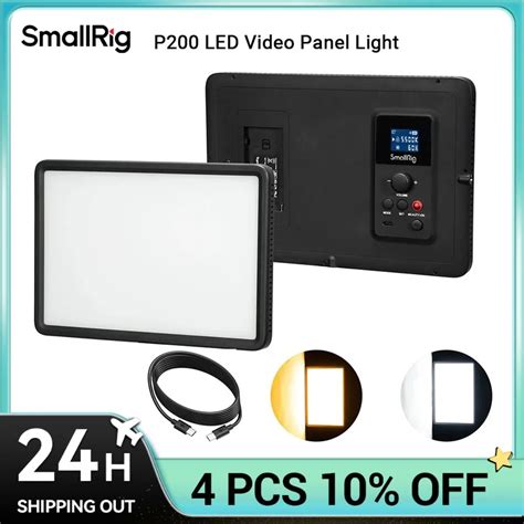 SmallRig P200 Beauty Panel Video Light USB C Input Universal LED Video