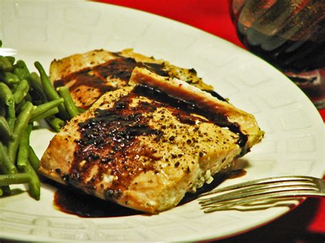 Balsamic Glazed Cracked Pepper Salmon Clean Eating Recipe