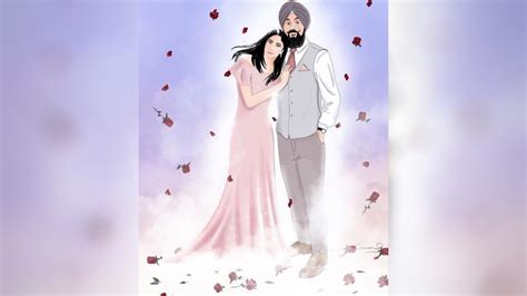 Nirvair Singh Weds Kiranpreet Kaur Shagun Caremony Shoot By Happy