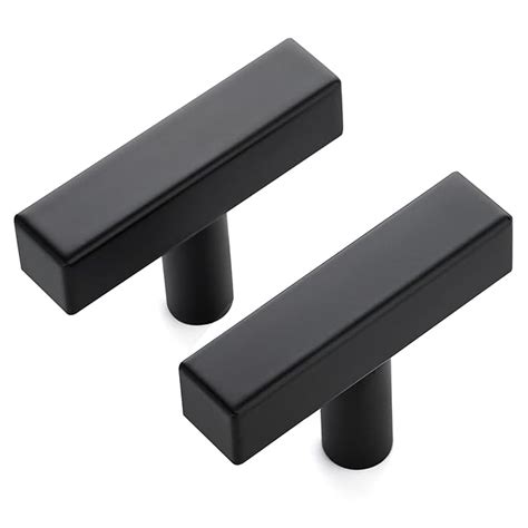 Buy Ravinte 30 Pack Black Square Bar Cabinet Knobs 2 Inch Square