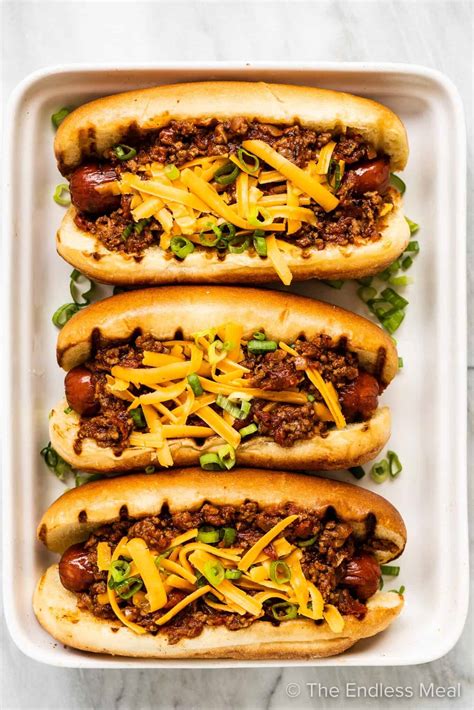 Chili Cheese Dog Recipe The Endless Meal®