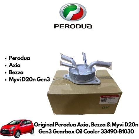 Original Perodua Axia Bezza Myvi D N Gen Gearbox Oil Cooler