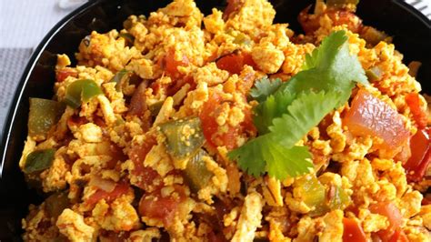 Scrambled Tofu Indian Style Tofu Bhurji Quick Easy Recipe Aroma