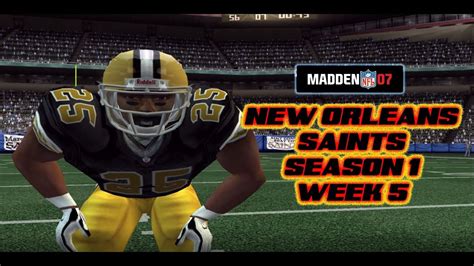 Madden 07 New Orleans Saints Vs Tampa Bay Buccaneers Franchise