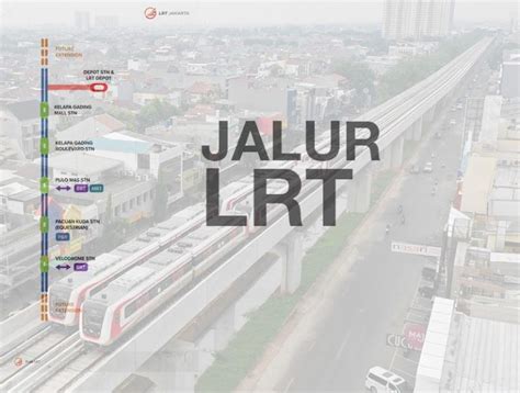 Foto Stasiun Lrt Kelapa Gading Velodrome Foto Foto Terbaik Stasiun Lrt