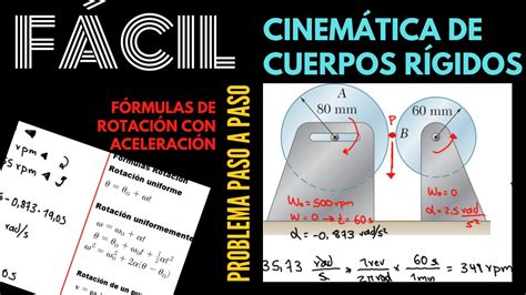 Cinematica De Cuerpos R Gidos Rotacion Con Aceleraci N Angular