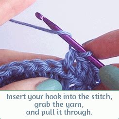 Learn to Crochet: Crochet Gif Tutorials